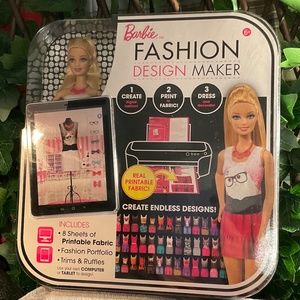 New Mattel Barbie Fashion Design Maker with Doll